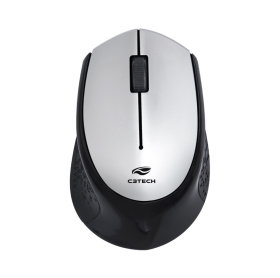 MOUSE SEM FIO M-W50SI C3 TECH OPTICO 1600 DPI PRATA/PRETO