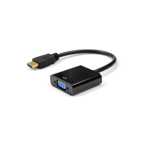 CABO ADAPTADOR HDMI MACHO PARA VGA FEMEA PLUSCABLE ADP-HDMIVGA10BK