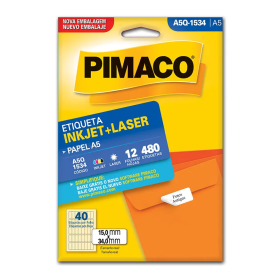 ETIQUETA PIMACO A5Q-1534 MULTIUSO MOD.40 A5 12 FOLHAS
