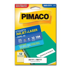 ETIQUETA PIMACO A5Q-2372 MOD.12 A5 12 FOLHAS