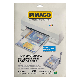 TRANSPARENCIA PIMACO 20 FLS C/ QUALIDADE FOTOGRAFICA PI-2000T