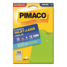 ETIQUETA PIMACO A5R-909 MOD.192 12 FOLHAS