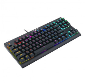 TECLADO USB GAMER REDRAGON DARK AVENGER RGB MECANICO K568RGB-1 PRETO 