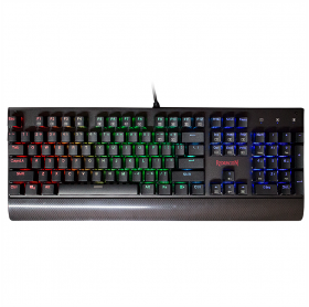 TECLADO USB GAMER REDRAGON KALA RGB MECANICO K557RGB PT-BROWN PRETO