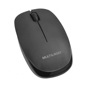 Mouse Sem Fio Multilaser 1200 DPI Preto MO251