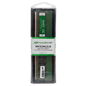 MEMORIA 8GB DDR4 3200MHZ MACROVIP PC4-25600 CL22 UDIMM MV32N22/8