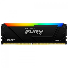 MEMORIA 16GB DDR4 3200MHZ KINGSTON FURY BEAST RGB PTO KF432C16BB12A/16