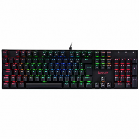 TECLADO USB GAMER REDRAGON MITRA RGB MECANICO K551RGB-1 PT-BROWN PRETO