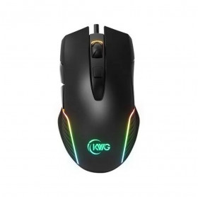 MOUSE USB GAMER KWG ORION P1 RGB 12.000 DPI PRETO