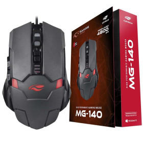 MOUSE USB C3 TECH MG-140CB GAMER 4800 DPI PRETO