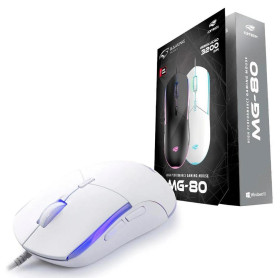 MOUSE USB C3 TECH MG-80WH GAMER 3200 DPI BRANCO