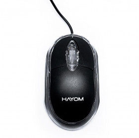 Mouse USB Mini MU2914 Hayom Óptico 1200 DPI Preto