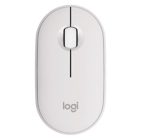 MOUSE SEM FIO M350S BLUETOOTH LOGITECH PEBBLE2 STUDIO BRANCO 910-007047