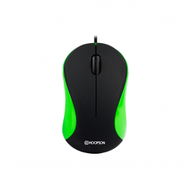 MOUSE USB MINI HOOPSON MS-034V 1000 DPI PRETO/VERDE