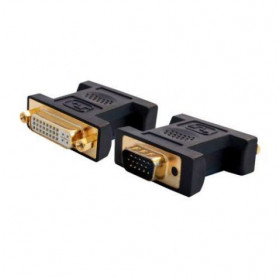 ADAPTADOR DVI FEMEA PARA VGA MACHO PRETO GVBRASIL ADT.005