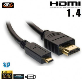 CABO HDMI PARA MICRO HDMI 1.5MT GVBRASIL CBH.623     