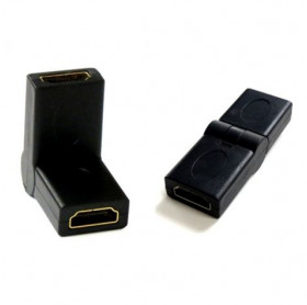 ADAPTADOR HDMI FEMEA PARA HDMI FEMEA ARTICULADO GVBRASIL ADT.783 - EMENDA