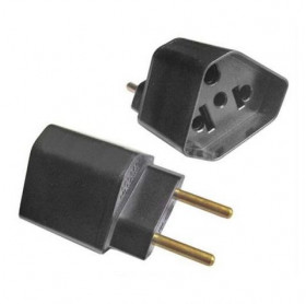 ADAPTADOR DE TOMADA C/ABA GVBRASIL PRETO ADT.001 - OEM 