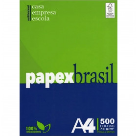 PAPEL A4 PAPEX BRASIL PREMIUM 210X297MM 75G 500 FLS