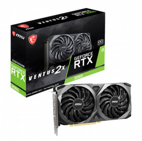 PLACA DE VIDEO 12GB GDDR6 192 BITS GEFORCE RTX3060 MSI VENTUS OC PCI-E HDMI/DP