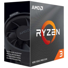 PROCESSADOR AMD RYZEN 3 4100 3.8GHZ AM4 6MB CACHE 65W 100-100000510BOX