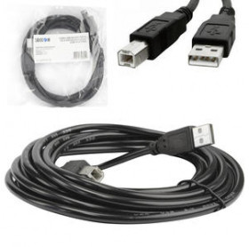 CABO USB 2.0 AM/BM 3 MT PRETO - IMPRESSORAS