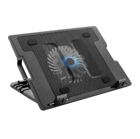 SUPORTE PARA NOTEBOOK C/COOLER 2 USB 4 INCLINACAO MULTILASER AC166