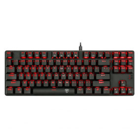 TECLADO USB GAMER MECANICO T-DAGGER BORA SWITCH AZUL T-TGK313-BL RED LED