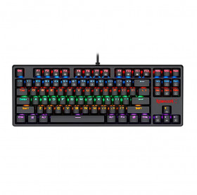 Teclado Mecânico Gamer Redragon Daksa Mecânico K576R-1 PT-RED Preto