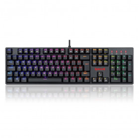 TECLADO USB GAMER REDRAGON SURARA PRO MECANICO K582RGB-PRO SWITCH AZUL PRETO