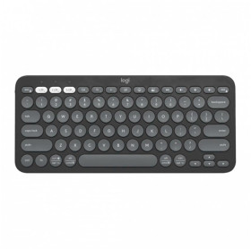 TECLADO MINI K380S LOGITECH BLUETOOTH MULTI-DEVICE GRAFITE PADRAO US