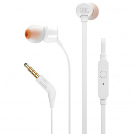 FONE DE OUVIDO AURICULAR P3 MICROFONE JBL T110 BRANCO JBLT110WHT