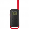 Rádio Comunicador Motorola T210BR Vermelho e Preto 26 Canais e 32 Km