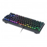 Teclado Mecânico Redragon Dark Avenger RGB Gamer K568RGB-1 Preto