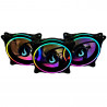 Kit Cooler para Gabinete RGB Risemode RM-RGB-05-5V com 3 Peças 120 x 25 mm