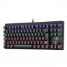Teclado Mecânico Gamer T-Dagger Corvette LED, Switch Blue