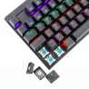 Teclado Mecânico Gamer T-Dagger Corvette LED, Switch Blue