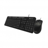 Kit Mouse e Teclado Preto